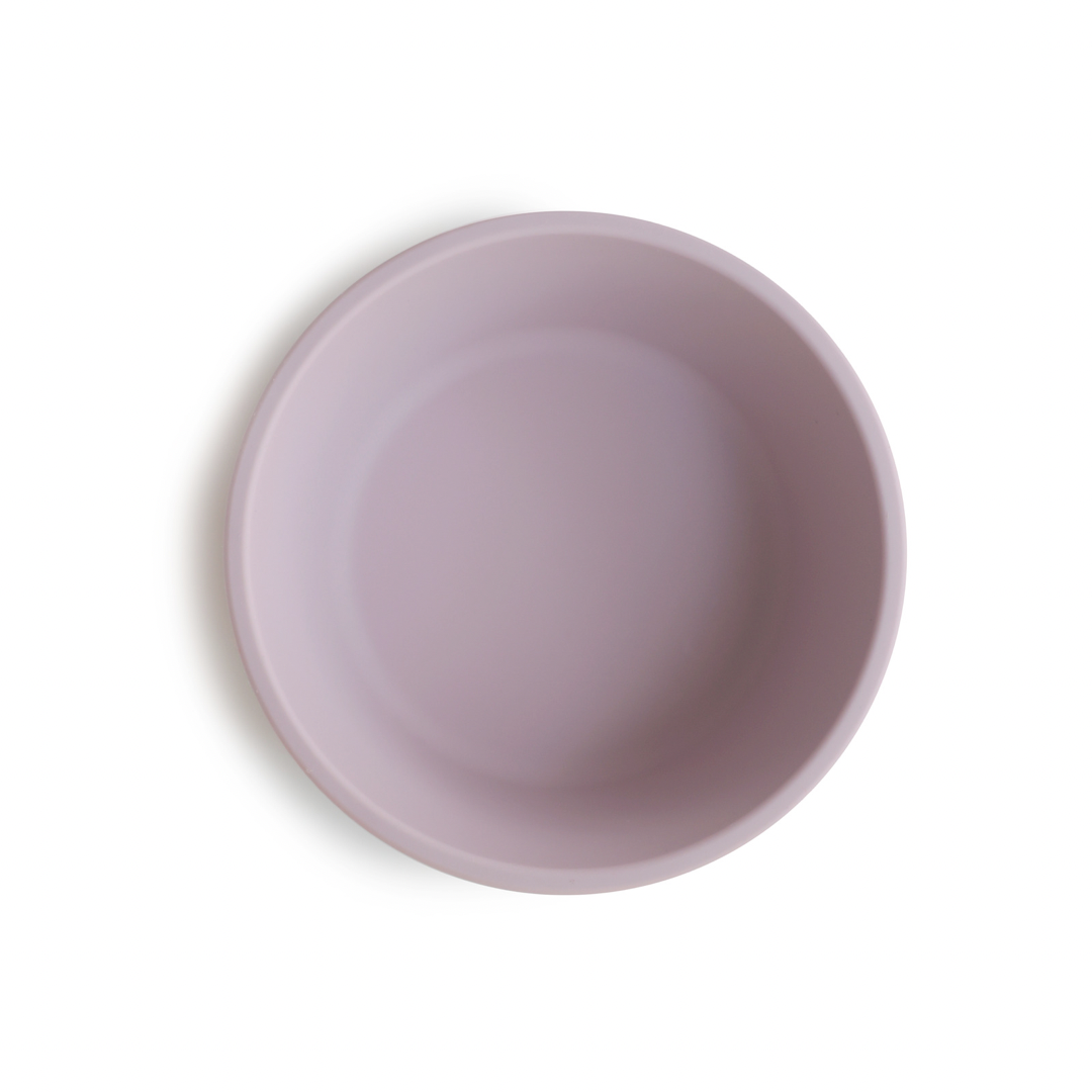 Mushie Silicone Suction Bowl Cloudy Mauve